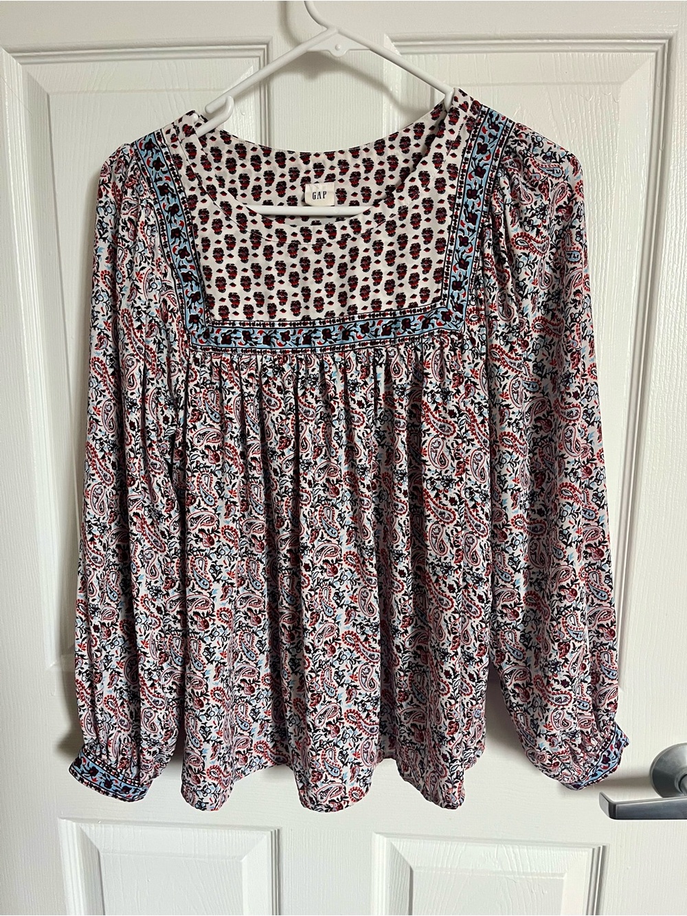 Gap Paisley Floral Tunic Blouse